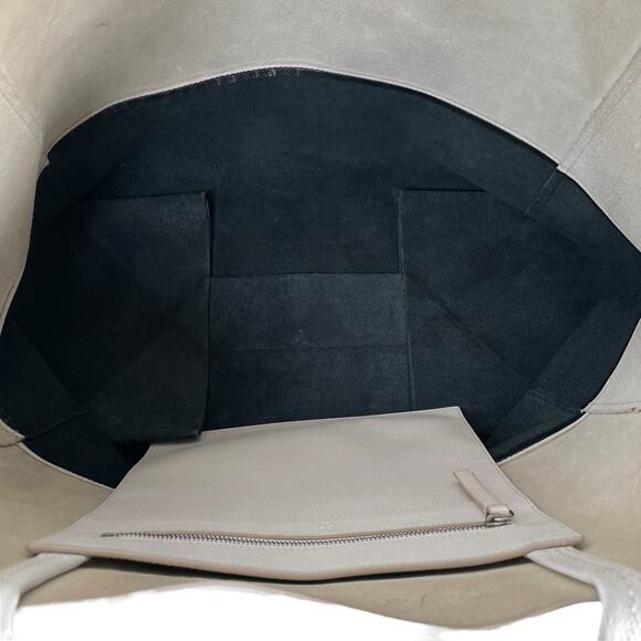 CELINE Horizontal Two Tone Large Leather Tote Purse - Picture 11 of 16